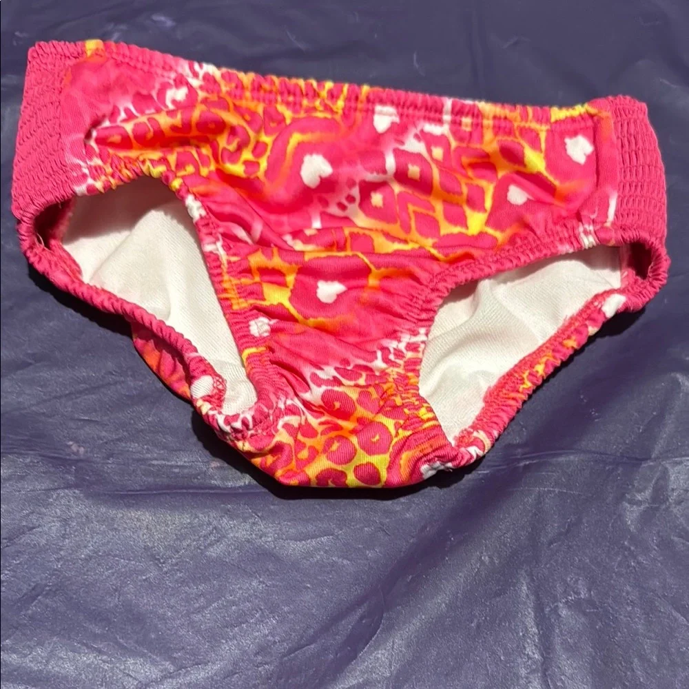 Playful Pink and Yellow Swim bottoms for Summer